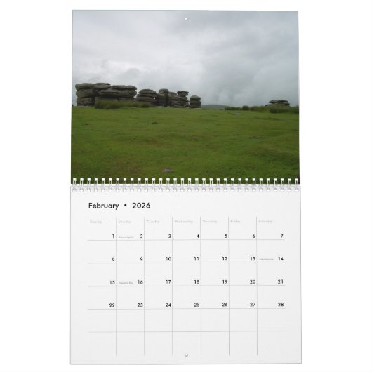 Cornwall-Kalender Kalender (Feb 2026)