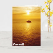 Cornwall Karte (Gelbe Blume)