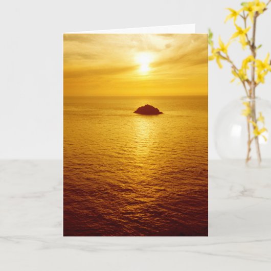 Cornwall Karte (Gelbe Blume)