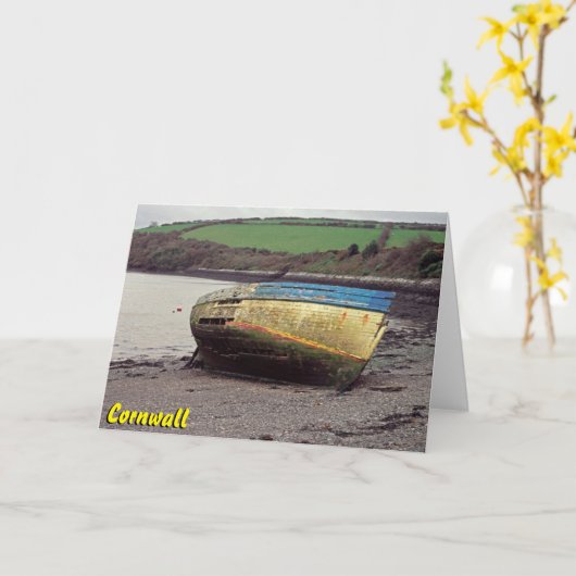 Cornwall Karte (Gelbe Blume)