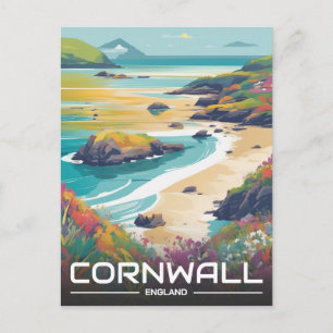 Cornwall Landkreis England Cornwall Küste Feiertagspostkarte