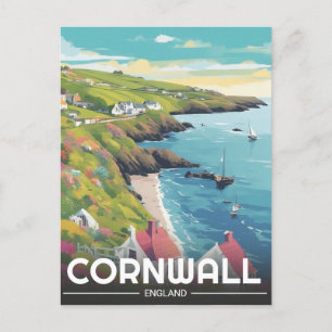 Cornwall Landkreis England Cornwall Küste Feiertagspostkarte