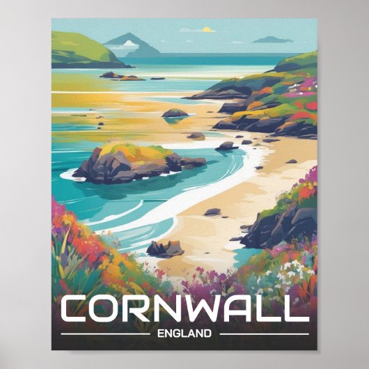 Cornwall Landkreis England Cornwall Küste Poster (Vorne)
