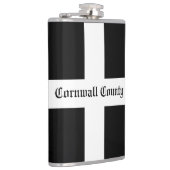 Cornwall Landkreis Flag Flachmann (Rechts)