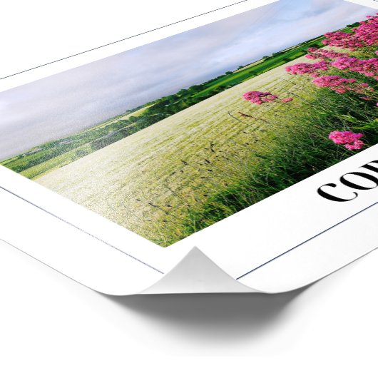 Cornwall, Lanteglos Fotodruck (Ecke)