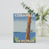 Cornwall mit dem Zug bereisen Postkarte (Stehend Vorderseite)