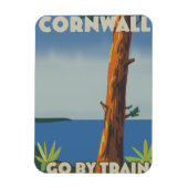Cornwall mit dem Zug Magnet (Vertikal)