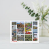 Cornwall Multi-Image 2 Postkarte (Stehend Vorderseite)
