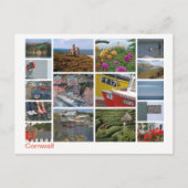 Cornwall Multi-Image 2 Postkarte (Vorderseite)