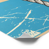 Cornwall Nautic Reiseplakat Poster (Ecke)