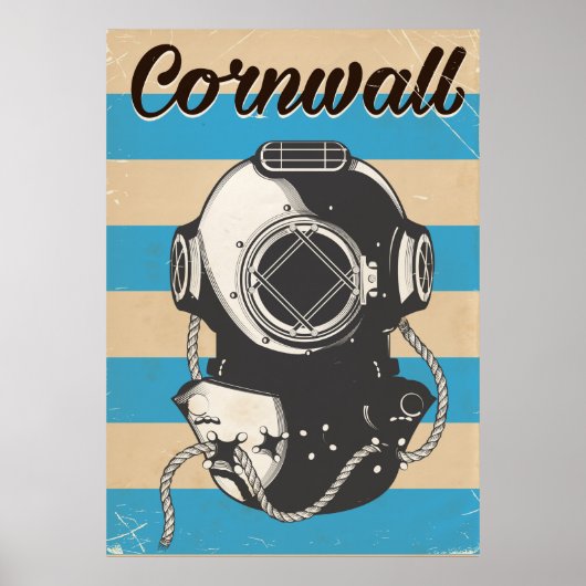 Cornwall Nautic Reiseplakat Poster (Vorne)
