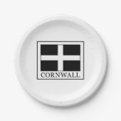 Cornwall Pappteller (Vorderseite)