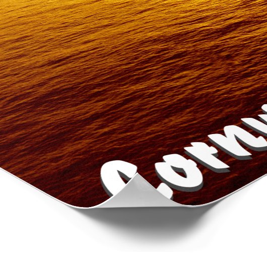 Cornwall Poster (Ecke)