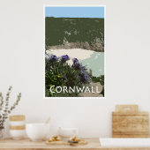 CORNWALL Poster im Vintage-Stil (Küche)