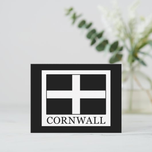Cornwall Postkarte (Stehend Vorderseite)