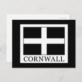Cornwall Postkarte (Vorne/Hinten)