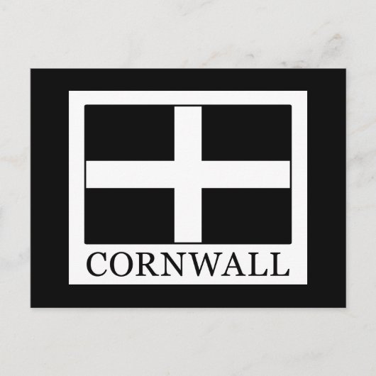 Cornwall Postkarte (Vorderseite)