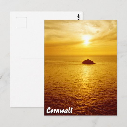 Cornwall Postkarte (Vorne/Hinten)