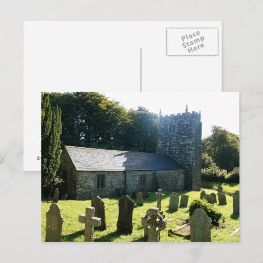 Cornwall Postkarte (Vorne/Hinten)
