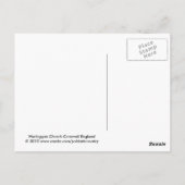 Cornwall Postkarte (Rückseite)