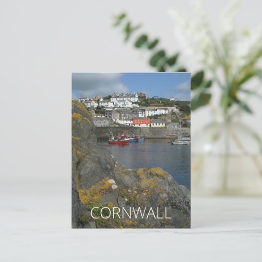 Cornwall Postkarte (Stehend Vorderseite)