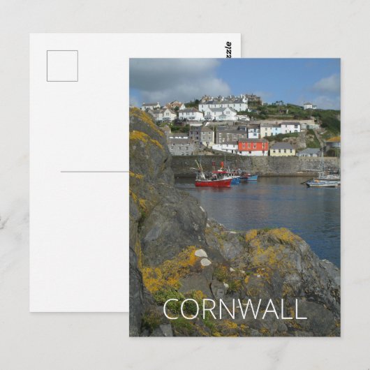 Cornwall Postkarte (Vorne/Hinten)
