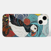 Cornwall-Puffin Case-Mate iPhone Hülle (Rückseite (Horizontal))