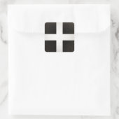 Cornwall Quadratischer Aufkleber (Tasche)