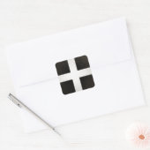 Cornwall Quadratischer Aufkleber (Umschlag)