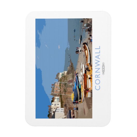 Cornwall Railposter Magnet (Vertikal)