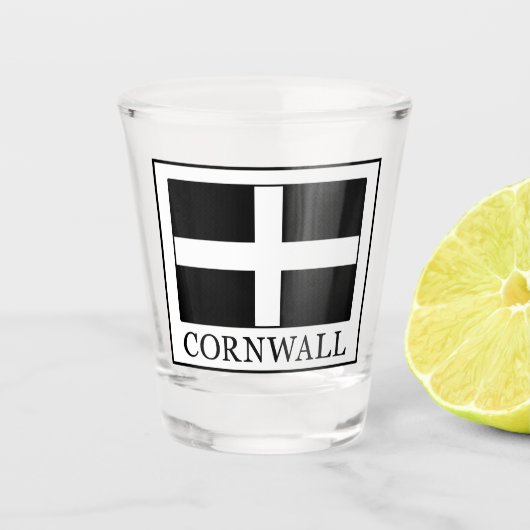 Cornwall Schnapsglas (Vorderseite)