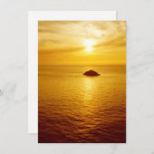 Cornwall-Sonnenuntergangskarte (Vorne/Hinten)