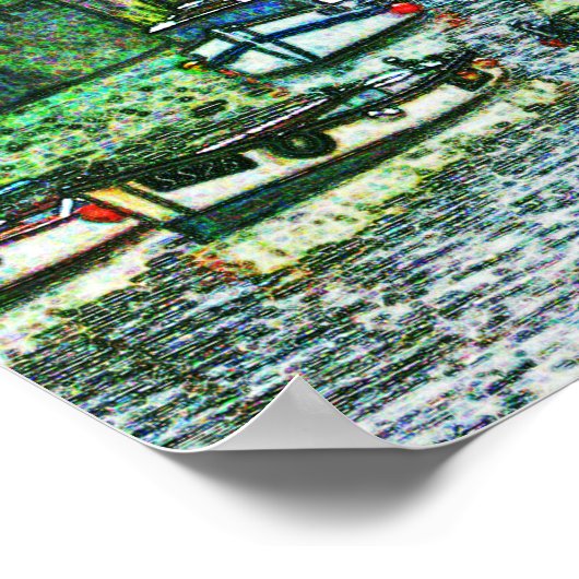 Cornwall St Ives Hafenposter AB 8.99 Poster (Ecke)