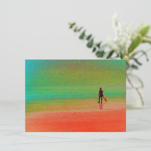 Cornwall-Surfer-Karte (Stehend Vorderseite)