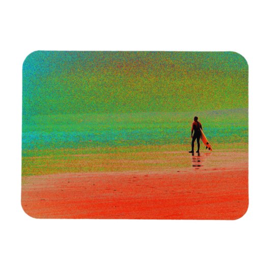 Cornwall Surfer Magnet (Horizontal)