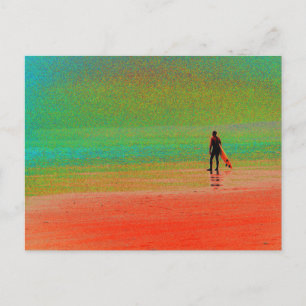 Cornwall Surfer Postkarte