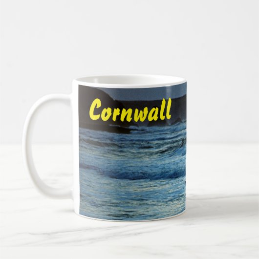 Cornwall Surfing Kaffeetasse (Links)
