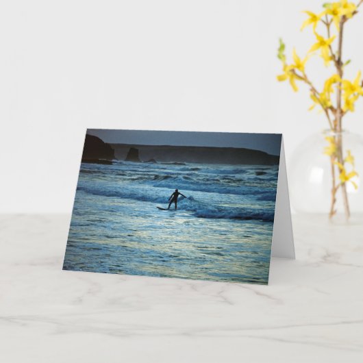 Cornwall Surfing Karte (Gelbe Blume)