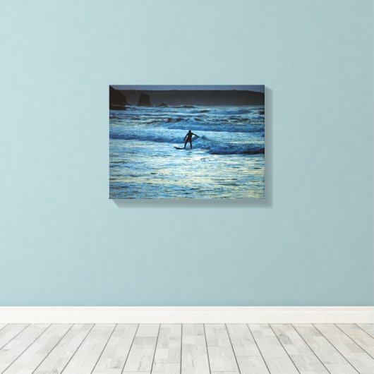 Cornwall Surfing Leinwanddruck (Insitu (Holzboden))