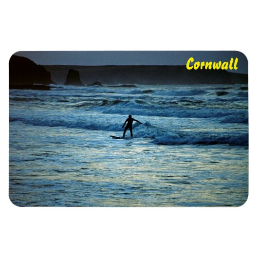 Cornwall Surfing Magnet (Horizontal)