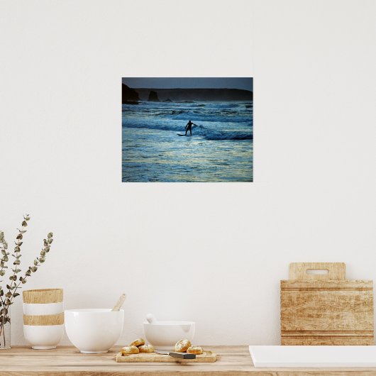 Cornwall Surfing Poster (Küche)