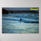 Cornwall Surfing Poster (Vorne)