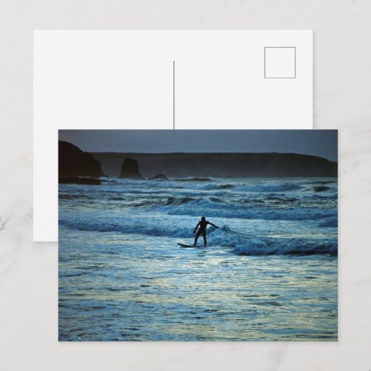 Cornwall Surfing Postkarte (Vorne/Hinten)