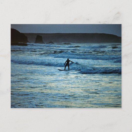 Cornwall Surfing Postkarte (Vorderseite)