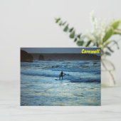 Cornwall-Surfkarte (Stehend Vorderseite)