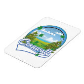 Cornwall Travel Logo Magnet (Linke Seite)