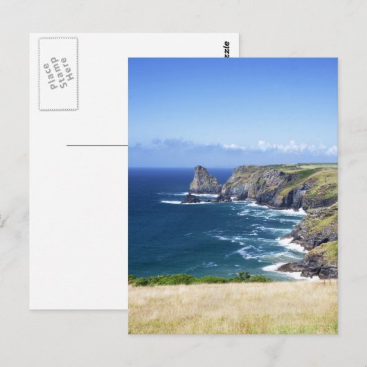 Cornwall - Untere Cove Postkarte (Vorne/Hinten)