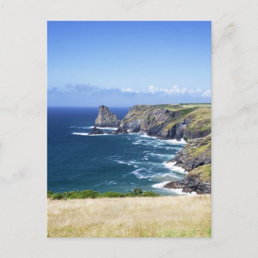 Cornwall - Untere Cove Postkarte (Vorderseite)