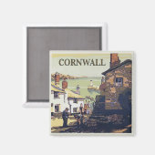 Cornwall, Vereinigtes Königreich Magnet (Vorderseite/Rückseite)