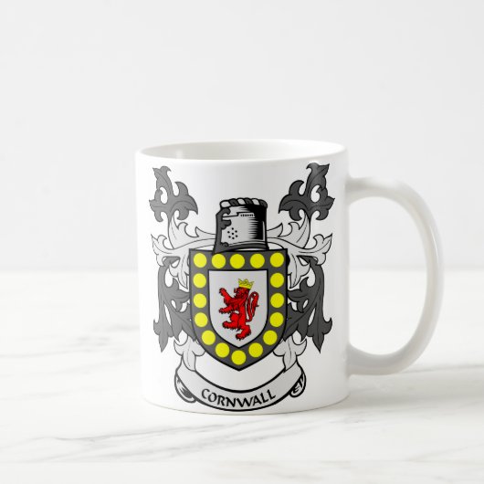 CORNWALL-Wappen Kaffeetasse (Rechts)